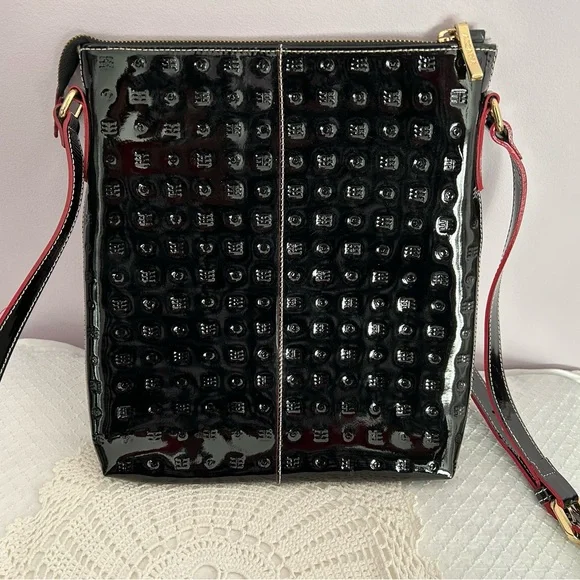 Arcadia Black and Red Crossbody Bag - Picture 2 of 4